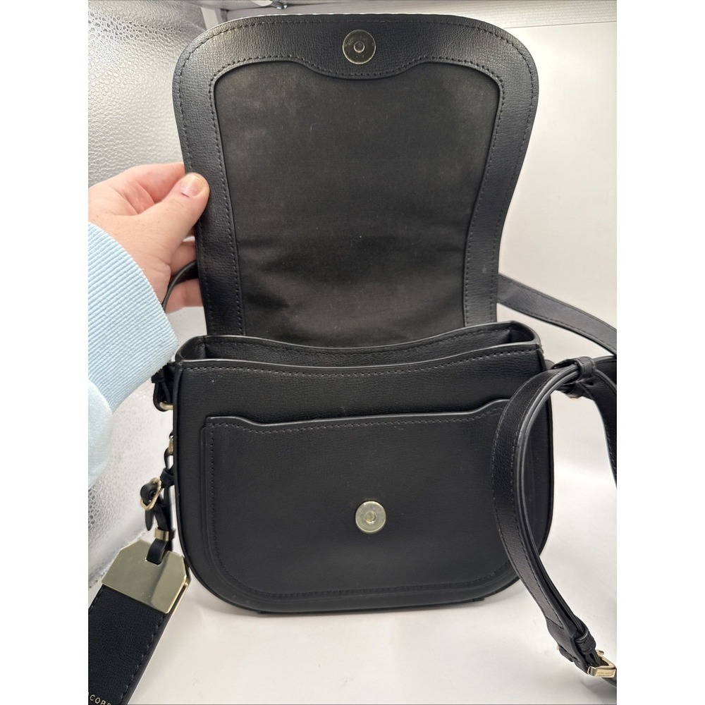 Marc Jacobs New York Mini Rider Flap Crossbody Bag Black M0014109 - Picture 9 of 11